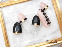 アンベリール 横浜店(Embellir)/(742)千鳥格子柄ネイル