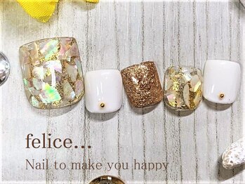 ネイルサロン フェリーチェ 東川口店(Felice)/【定額フットネイル】¥8500