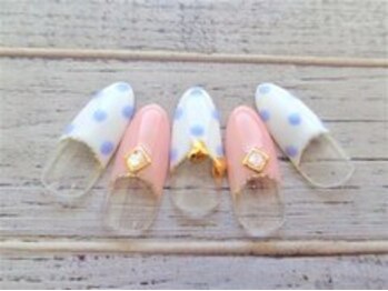 ブランロール 中目黒店(Blanl'or)/水玉ネイル