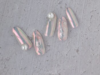 テラスアヴェダ 心斎橋店(Terrace AVEDA)/上品パールネイル