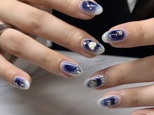 ファイナリー(Finally)/Blue cheek nail