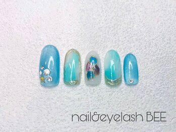 ネイルビー 銀座店(Bee)/7月ハンドネイルデザイン☆