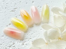 ボネール(nail ＆ eyelash Bounail)/カラフル　チーク　ネイル