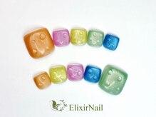 エリクサーネイル 池袋(Elixir Nail)/フット　やり放題／クーポン使用