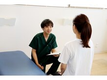 丁寧な状態の説明と正しい計画で症状や悩みを解消します。