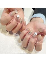 ネイルサロン イントゥ(into_)/雪の結晶　マグネット　マット