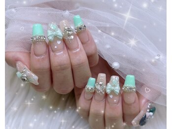 ネイル アリーズ セカンド(nail Allies 2nd)/痛ネイル 3D チェックネイル
