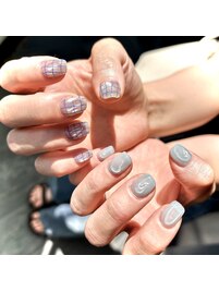 シンプルアートネイル