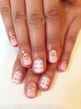 ネイルサロン ドレリッチ 大宮店(drerich)/タイダイギンガムチェック