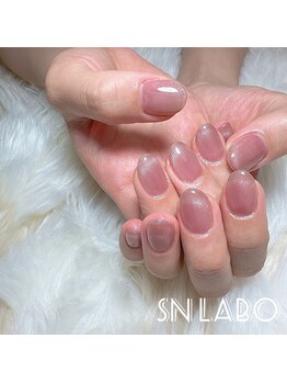 スマイル ネイル ラボラトリー(Smile nail laboratory)/#マグネットフレンチネイル
