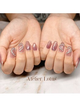 アトリエ ロータス 仙台駅前店(Atelier LOTUS)/ハートネイル