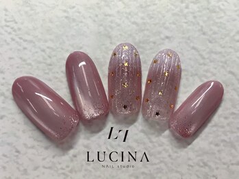 ネイルスタジオ ルキナ(LUCINA)/H-794うるうるバカラネイル