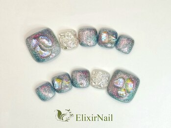 エリクサーネイル 池袋(Elixir Nail)/フット やり放題/クーポン使用