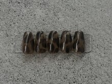 ネイル ナナノ モエ(Nail Nana no moe)の雰囲気（2025.10monthly art［程久保/ニュアンス］他インスタにて）