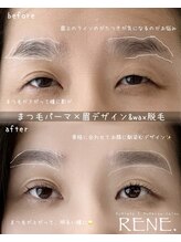 レネ(RENE.)/眉デザイン×まつ毛パーマ