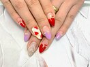 ハートニュアンス◇ピンク