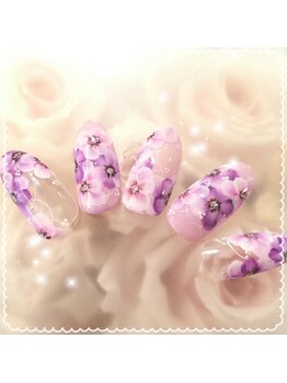 ネイルサロンシャネイル/フラワーネイル