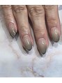 アーリーネイルズウィズアイラッシュ チャチャ小倉店(Early Nails With eyelash)&nbsp;オフィスにもおススメの上品デザイン.。o○