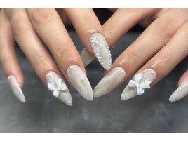 マーブル×リボン　¥9000