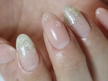 ネイルズ バイ ユイ 外苑前(Nails by Yui)/手描きウォーターカラー紫陽花