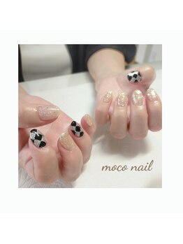 モコネイル(moco nail)/☆ワンカラー2本アート☆