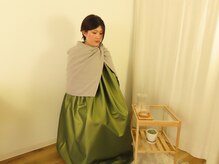 よもぎ蒸しでお身体の内側からぽかぽかに。