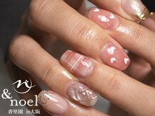 ノエル(Noel)/ハートドットキルティングネイル
