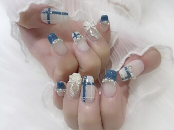 プティネイル 池袋(Puty Nail)/チェックネイル　ジェル