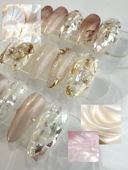 レディネイル(Lady Nail)の写真/きれいめニュアンスの仕上がりのフォルムの美しさが大好評☆人気の理由はネイリストの人柄と技術力にあり♪