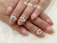 ネイルズアリー 立川店(Nails ally)/Vカットストーン