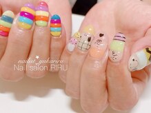 リル(RIRU)/キャラクターネイル/痛ネイル