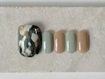 カラ ネイル 中津店(calla nail)/秋冬フットデザイン