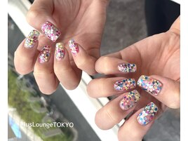 ホログラム埋め尽くしネイル♪