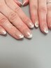 【hand】ベースカラー+フレンチネイル◎《7,300yen→7,000yen》