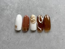ニアウネイル(niau nail.)/brown ニュアンス