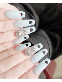 くり抜きネイル