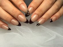 トリー アンド デリー(Toliy&Deliy)/フレンチ／冬ネイル/ボルトー