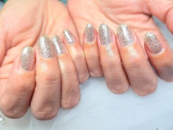 ネイルバイピヌ(nail by pinu)/ラメワンカラー