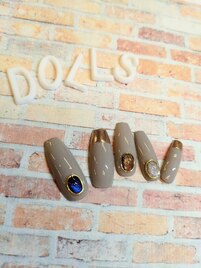 宝石ネイル