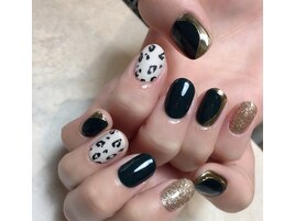 ヒョウ柄×ミラー