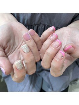 コルソケーツー 梅田茶屋町(corso k-two)/気分上がるネオンピンクフレンチ