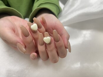 アモ(amo.)/ワンカラ―/ワンポイントネイル