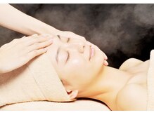 『天然活性水スチーム』天然活性水スチームで肌にたっぷり水分を浸透