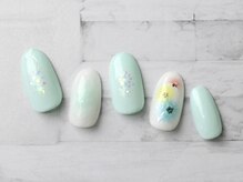 キャンアイドレッシー ヨコハマ元町店(Can I Dressy)/フラワーネイル　オフ込¥6990