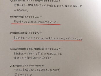 哲心 姫路/自分でも触って変化が分かった☆