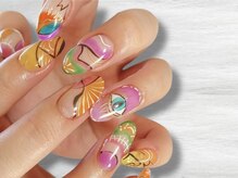 ネイルズ とんぷそん/カラフルアートネイル♪