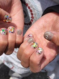 【定額ネイル】ホロネイル