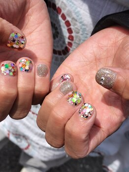ミースネイル(mys.nail)/【定額ネイル】ホロネイル