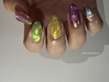 ルカ 原宿(lux)/カラフルニュアンスネイル