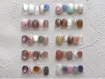 ツーバイマックスビューティー 吉祥寺(2by MAX BEAUTY)の写真/【デザインコースご用意◎】大人可愛いシンプルデザイン多数♪タブレットで映画や雑誌をみながらゆったり★